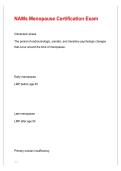 NAMS Menopause Certification Exam Study Guide &vert; Menopause Certification Exam Prep