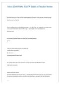 Microbiology Semester I Final Review &vert; Teacher Review Study Guide and Exam Prep