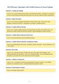 NR 328 Exam 1 Questions with Verified Answers &lpar;Correct Update&rpar;