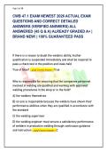 CWB W47&period;1 Welding Supervisor & Inspector Exam &lpar;Latest 2026&rpar; &vert; 45 Verified Q&As & Code Rationales