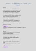 AINS 101 Exam Prep &vert; UPDATED Questions with 100&percnt; Verified&NewLine;Answers