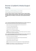 Brunner & Suddarth&rsquo;s Medical-Surgical Nursing 16th Edition &mdash; Chapters 43&ndash;46&colon; 600 Original Test Bank Questions with Correct Answers & Rationales