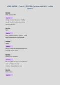 APRD 1003 PR - Exam 1 &vert; UPDATED Questions with 100&percnt; Verified&NewLine;Answers