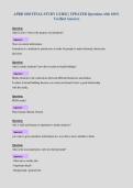 APRD 1003 FINAL STUDY GUIDE &vert; UPDATED Questions with 100&percnt;&NewLine;Verified Answers