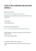 CONS 127 FINAL QUESTIONS AND SOLUTIONS&NewLine;GRADED A&plus;&NewLine;