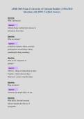 APRD 1003 Exam 2 University of Colorado Boulder &vert; UPDATED&NewLine;Questions with 100&percnt; Verified Answers
