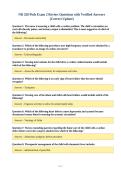 NR 328 Peds Exam 2 Review Questions with Verified Answers&NewLine;&lpar;Correct Update&rpar;