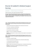 Brunner & Suddarth&rsquo;s Medical-Surgical Nursing 16th Edition &mdash; Chapters 50-53&colon; 600 Original Test Bank Questions with Correct Answers & Rationales