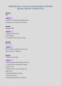 APRD 1003 Exam 1 University of Colorado Boulder &vert; UPDATED&NewLine;Questions with 100&percnt; Verified Answers