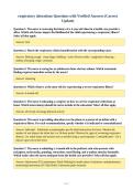 respiratory alterations Questions with Verified Answers &lpar;Correct&NewLine;Update&rpar;