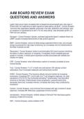 A4M BOARD REVIEW EXAM QUESTIONS AND ANSWERS &vert; 2026-2027 &vert; FULLY SOLVED