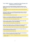 Unit 3&colon; NR328 - Nursing care&colon; congenital heart disease Questions with&NewLine;Verified Answers &lpar;Correct Update&rpar;
