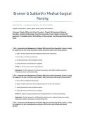 Brunner & Suddarth&rsquo;s Medical-Surgical Nursing 16th Edition &mdash; Chapters 58&ndash;60&colon; 600 Original Test Bank Questions with Correct Answers & Rationales