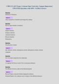 CHM 113 ASU Exam 1 Arizona State University Campus Immersion &vert;&NewLine;UPDATED Questions with 100&percnt; Verified Answers