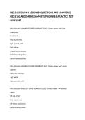 NSG 3160 EXAM 4 ABDOMEN QUESTIONS AND ANSWERS &vert; NSG 3160 ABDOMEN EXAM 4 STUDY GUIDE & PRACTICE TEST 2026&sol;2027