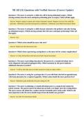 Package Deal-&semi;&semi;NR 328 Exams with CORRECT Answers &lpar;New Update&rpar;