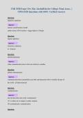 CMI 3358 Exam 1 Dr&period; Eko AlcoholEdu for College&colon; Final Asses&period;&period;&period; &vert;&NewLine;UPDATED Questions with 100&percnt; Verified Answers