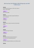 Mid Term Exam CMI 3358-EKO &vert; UPDATED Questions with 100&percnt;&NewLine;Verified Answer