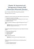 Brunner & Suddarth&rsquo;s Medical-Surgical Nursing 16th Edition &mdash; Chapters 34&colon; 650 Original Test Bank Questions with Correct Answers & Rationales