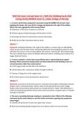 NUR 231 Exam 3 Actual Exam V2 &vert; NUR 231 Childbearing & Child &NewLine;Caring Family &lpar;NUR231 Exam 3&rpar; &vert; Galen College of Nursing 