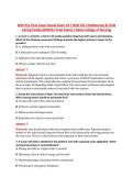 NUR 231 Final Exam Actual Exam V3 &vert; NUR 231 Childbearing & Child &NewLine;Caring Family &lpar;NUR231 Final Exam&rpar; &vert; Galen College of Nursing