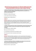 NUR 231 Final Exam Actual Exam V2 &vert; NUR 231 Childbearing & Child &NewLine;Caring Family &lpar;NUR231 Final Exam&rpar; &vert; Galen College of Nursing 