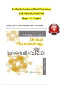 Introductory Clinical Pharmacology 12th Edition Test Bank by Susan M&period; Ford &ndash; Nursing Questions & Answers&comma; Chapters 1&ndash;54&comma; 2026