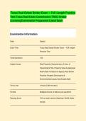Texas Real Estate Broker Exam &mdash; Full-Length Practice &NewLine;Test Texas Real Estate Commission &lpar;TREC&rpar; Broker &NewLine;Licensing Examination Preparation Latest Exam