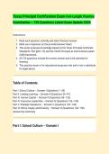 Texas Principal Certification Exam Full-Length Practice &NewLine;Examination &ndash; 150 Questions Latest Exam Update 2026 