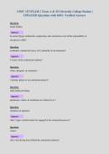 BUNDLE FOR COSC 153 EXAMS with  UPDATED Questions and 100&percnt; Verified Answers