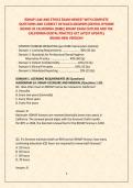 RDHAP LAW AND ETHICS EXAM NEWEST WITH COMPLETE  &NewLine;QUESTIONS AND CORRECT DETAILED ANSWERS&vert;DENTAL HYGIENE &NewLine;BOARD OF CALIFORNIA &lpar;DHBC&rpar; RDHAP EXAM OUTLINE AND THE &NewLine;CALIFORNIA DENTAL PRACTICE ACT LATEST UPDATE&vert;  BRAND NEW VERSION&excl; 