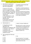 NCLE-AE Exam part 2 with all Correct & 100&percnt; Verified Answers &vert;Actual Complete Update &vert;Already Graded A&plus;