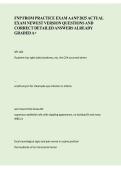FNP Practice Exam AANP &vert; Family Nurse Practitioner Board Review Questions & Answers