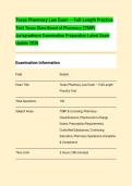Texas Pharmacy Law Exam &mdash; Full-Length Practice &NewLine;Test Texas State Board of Pharmacy &lpar;TSBP&rpar; &NewLine;Jurisprudence Examination Preparation Latest Exam &NewLine;Update 2026 
