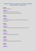 EMS 1055 Final exam study guide University of Florida &vert; UPDATED&NewLine;Questions with 100&percnt; Verified Answers