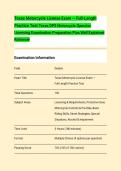 Texas Motorcycle License Exam &mdash; Full-Length &NewLine;Practice Test Texas DPS Motorcycle Operator &NewLine;Licensing Examination Preparation Plus Well Explained &NewLine;Rationale 