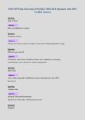 EMS 1055 Final University of Florida &vert; UPDATED Questions with 100&percnt;&NewLine;Verified Answers