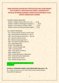 NABIP MEDICARE ADVANTAGE CERTIFICATION FINAL EXAM NEWEST &NewLine;WITH COMPLETE QUESTIONS AND CORRECT ANSWERS WITH &NewLine;DETAILED RATIONALES&vert;MMACR CERTIFICATION PROGRAM LATEST UPDATE&vert; BRAND NEW VERSION&excl; 