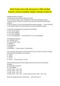 NCLE Practice Test with all Correct & 100&percnt; Verified Answers &vert;Actual Complete Update &vert;Already Graded A&plus;