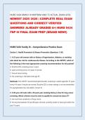  &NewLine;NURS 5434 FAMILY III MIDTERM AND 75 ACTUAL EXAM &lpar;UTA&rpar; &NewLine;NEWEST 2025&sol; 2026 &vert; COMPLETE REAL EXAM &NewLine;QUESTIONS AND CORRECT VERIFIED &NewLine;ANSWERS&sol; ALREADY GRADED A&plus;&vert; NURS 5434 &NewLine;FNP III FINAL EXAM PREP &lpar;BRAND NEW&excl;&excl;&rpar;