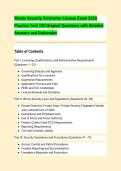 Illinois Security Contractor License Exam 2026 &NewLine;Practice Test 100 Original Questions with Detailed &NewLine;Answers and Rationales