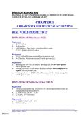 Solution Manual &ndash; Financial Accounting for Managers 1E&NewLine;Thomas &vert; Spiceland &vert; Nelson &vert; All Chapters Covered &vert; Financial Accounting Problems & Solutions &vert; Graded A&plus;