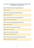 ServiceNow System Administrator Certification Exam Questions with&NewLine;Verified Answers &lpar;Correct Update&rpar;