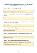 Servicenow System Administrator Review &lpar;CSA-1&rpar; Exam Questions&NewLine;with Verified Answers &lpar;Correct Update&rpar;