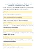 ServiceNow Certified System Administrator - Practice Test Exam&NewLine;Questions with Verified Answers &lpar;Correct Update&rpar;