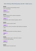 MGSC-395 Final &vert; UPDATED Questions with 100&percnt; Verified Answers&NewLine;