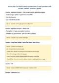 ServiceNow Certified System Administrator Exam Questions with&NewLine;Verified Answers &lpar;Correct Update&rpar;