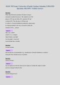 MGSC 395 Exam 1 University of South Carolina-Columbia &vert; UPDATED&NewLine;Questions with 100&percnt; Verified Answers