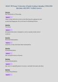 MGSC 395 Exam 3 University of South Carolina-Columbia &vert; UPDATED&NewLine;Questions with 100&percnt; Verified Answers