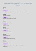 MGSC 395 Precht Final &vert; UPDATED Questions with 100&percnt; Verified&NewLine;Answers&NewLine;